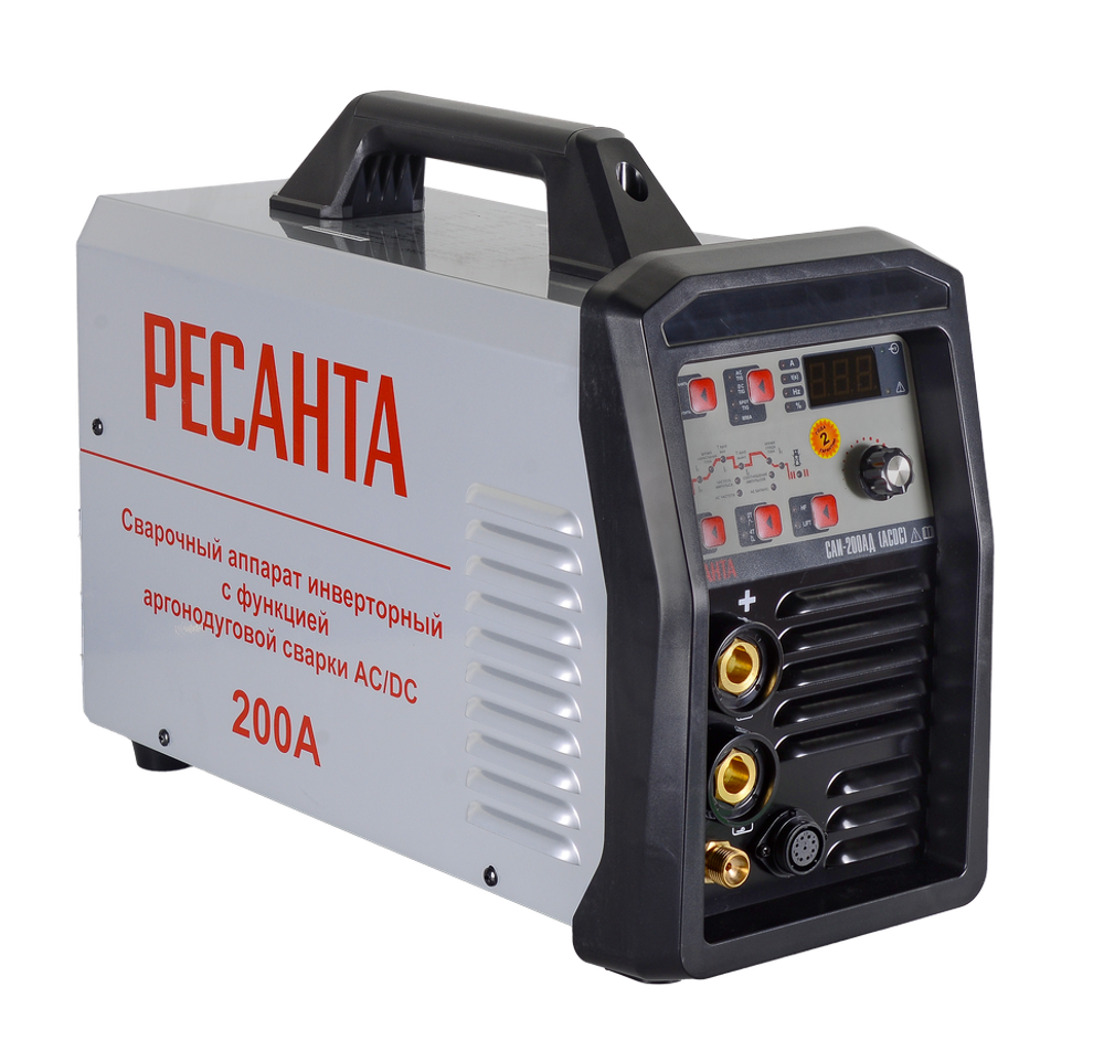 Сварочный аппарат инверторный Ресанта САИ-200АД (АС/DC)