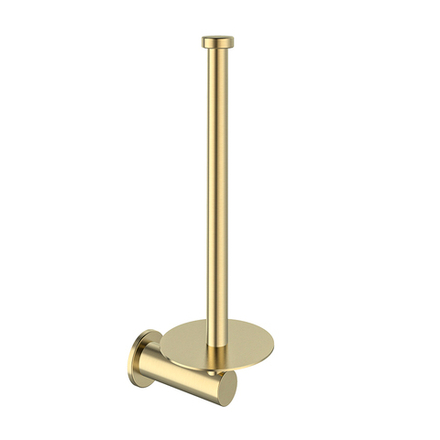 Держатель туалетной бумаги вертикальный, на 2 рулона ramonsoler PORT02OC золото