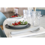 Тарелка connect, organic, D20,5 см, серая