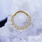 Кликер Amaze Crystal PVD Yellow 1.2мм