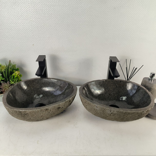 Раковина из речного камня ПАРА! RS-65128 41*33*15 0865