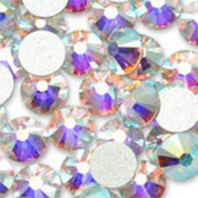 Swarovski Crystal AB ss8 - Стразы Сваровски для дизайна ногтей, 50шт/пакет