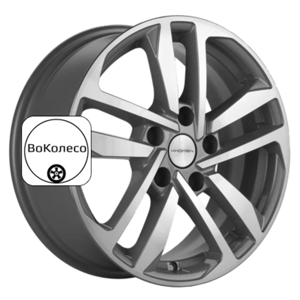6,5x16/5x114,3 ET47 D66,1 KHW1612 (Fluence/Juke) F-Silver-FP Khomen Wheels