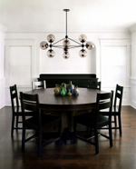 люстра Modo Chandelier 10 Globes Black