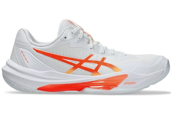 Женские кроссовки для бадминтона/сквоша Asics Sky Elite FF 3 - white/vivid coral