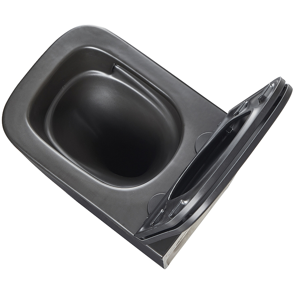 Унитаз Lemark Florex 9612002 подвесной Черный матовый с сиденьем Микролифт