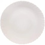 Тарелка «White magic» 23,5см глубокая стеклокерамика Волна