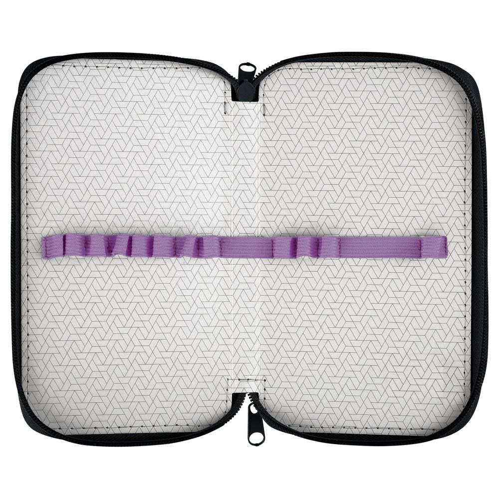 Пенал 3 отделения, 190*110 ArtSpace "Kawaii girl", ламинированный картон