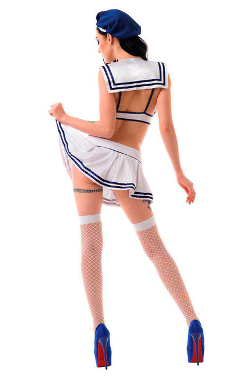 Сексуальный матрос SM (42-44) (Цвет: белый с синим)