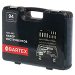 Набор слесарных инструментов Bartex, Промо, 1/2", 1/4", сталь, кейс, 94 пр