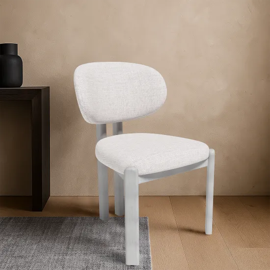 Стул Galloti, бук белый, рогожка wellton 000