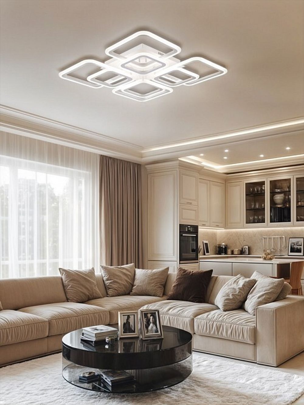 Потолочная люстра Natali Kovaltseva SPEKTR LED LAMPS 81108/4C