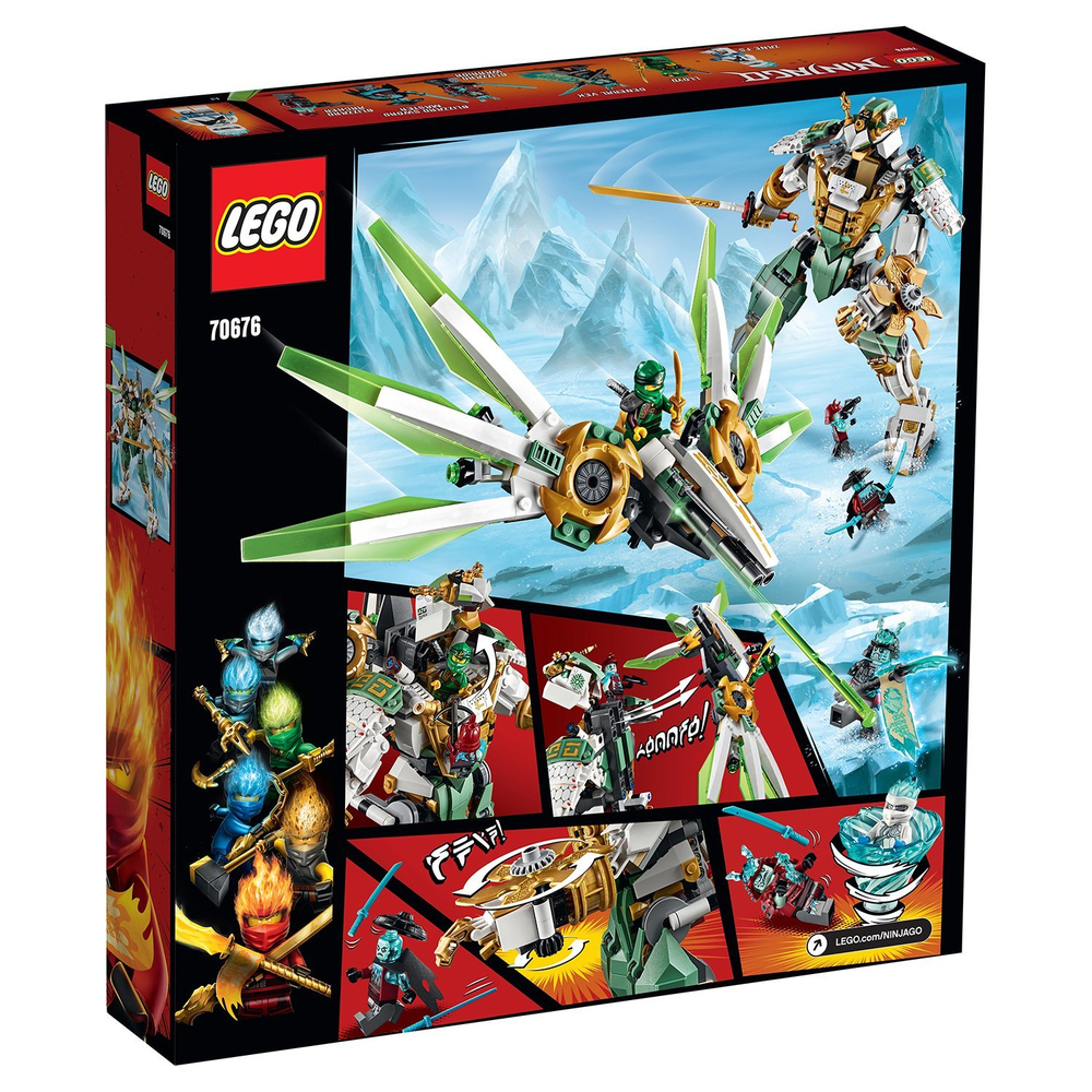 LEGO Ninjago: Механический Титан Ллойда 70676 — Lloyd's Titan Mech — Лего Ниндзяго