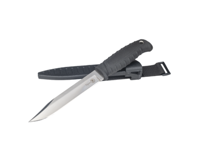 Нож "Таран" черный полированный