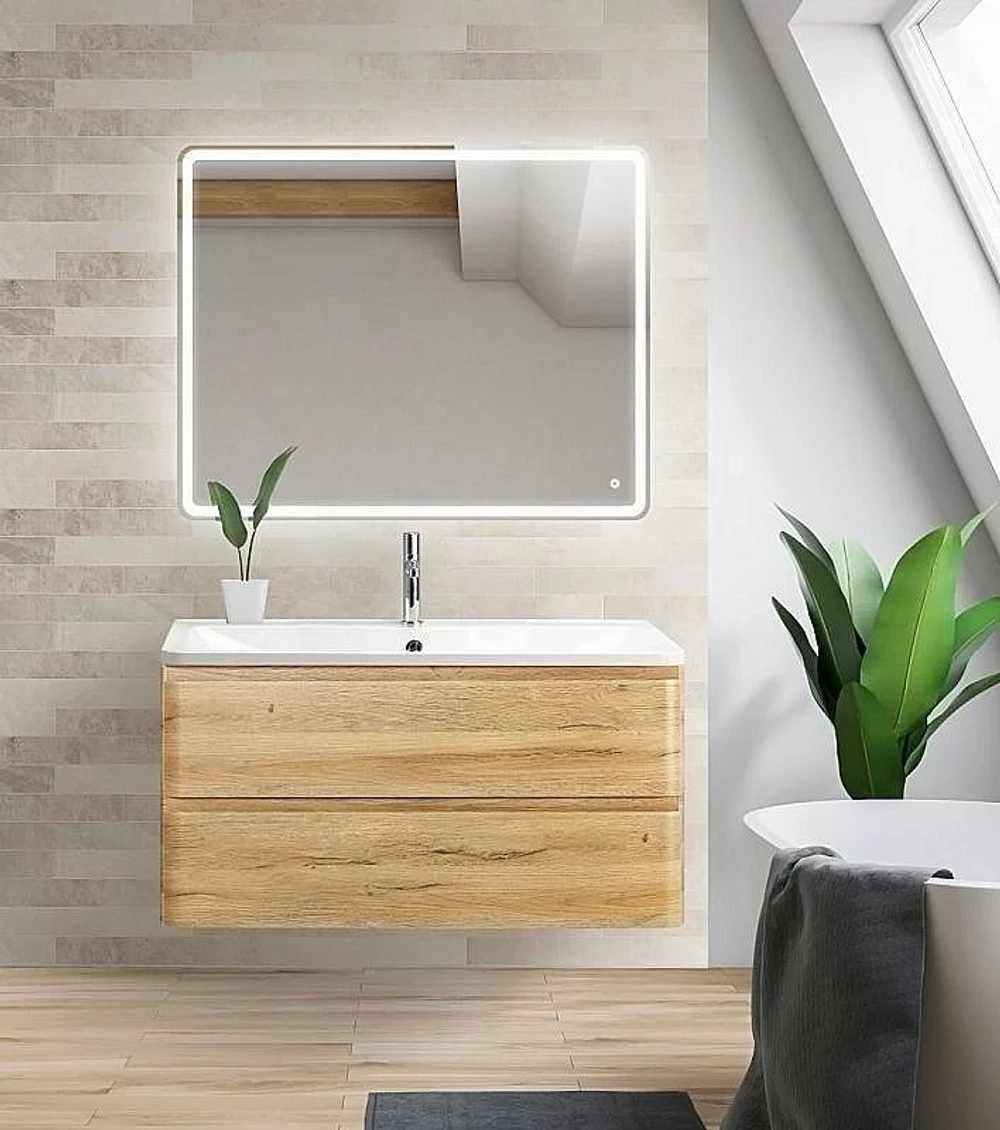 Тумба с раковиной BelBagno ALBANO 90 Rovere Rustico