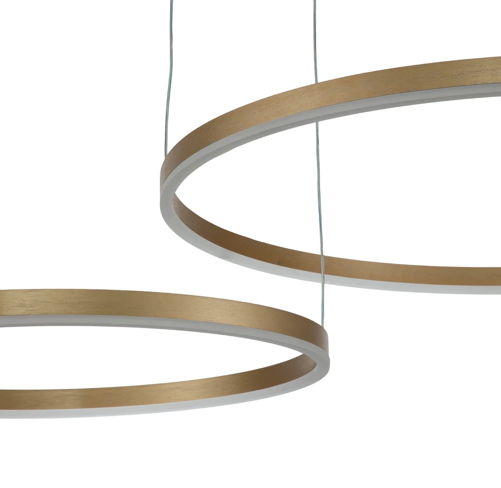 Подвесная люстра Indigo GALASS 14001/2P Gold V000011L