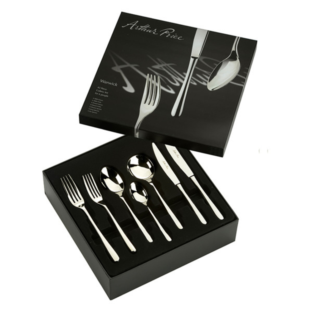 Набор столовых приборов Arthur Price Warwick на 6 персон 42 предмета