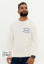 Свитшот Bowery NYC "Physical Education" Blue / Off White