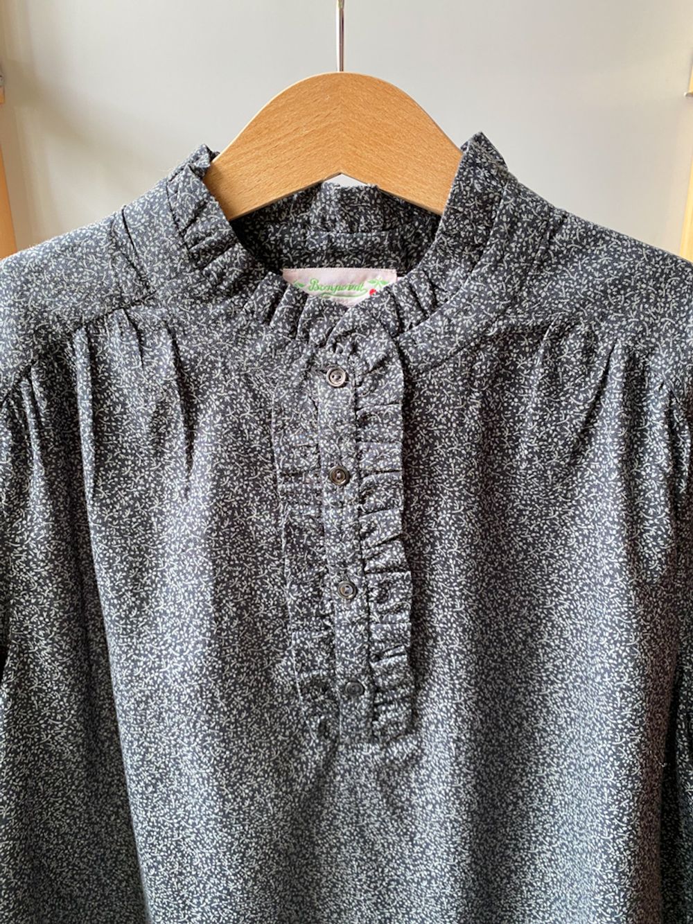 Новая хлопковая блузка Bonpoint, 152