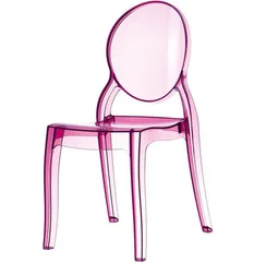 Стул Elizabeth прозрачный розовый