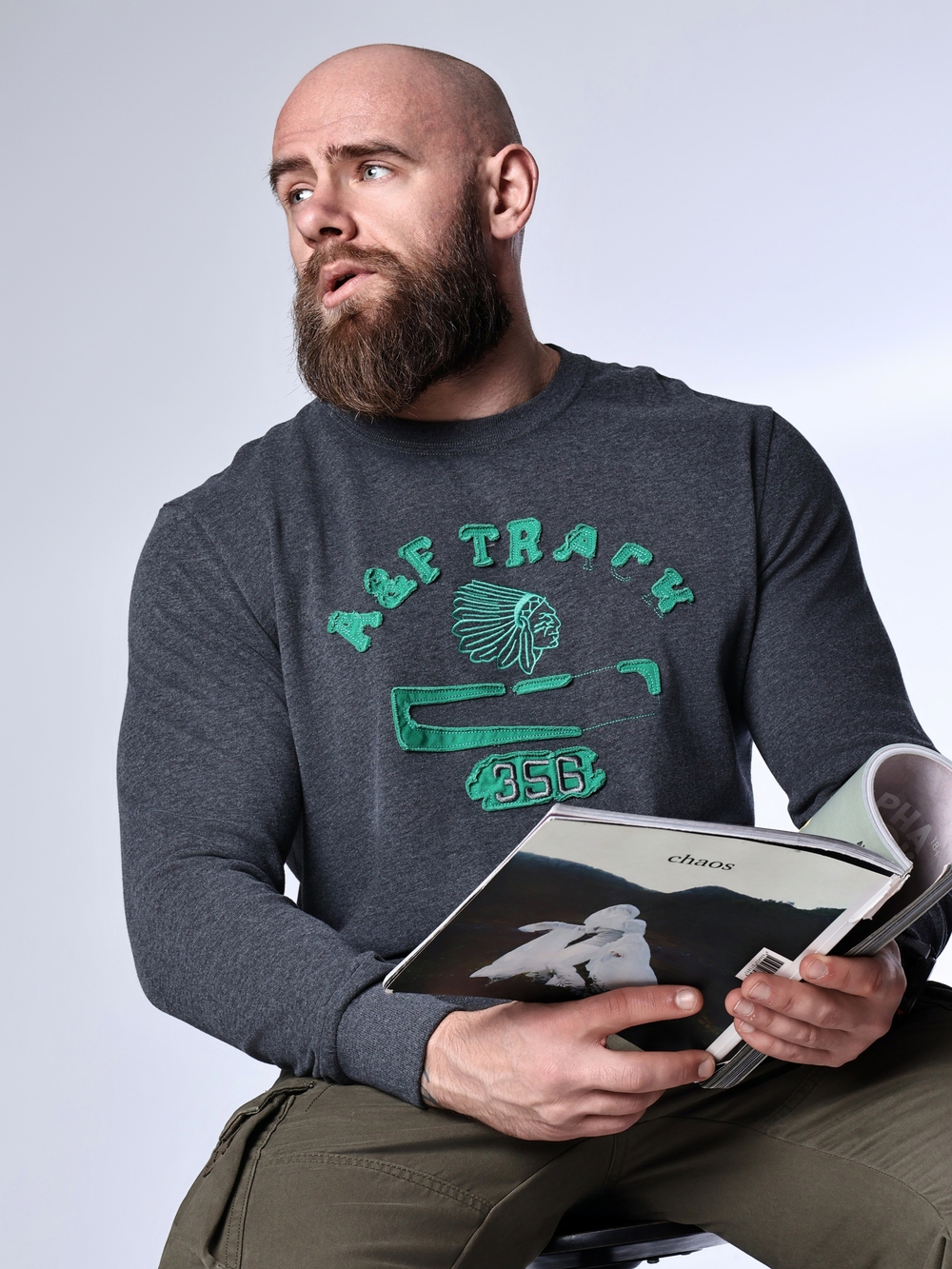 Лонгслив Abercrombie & Fitch ABL013