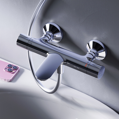 F8050000 Like, смеситель д/ванны/душа с термостатом, хром, шт