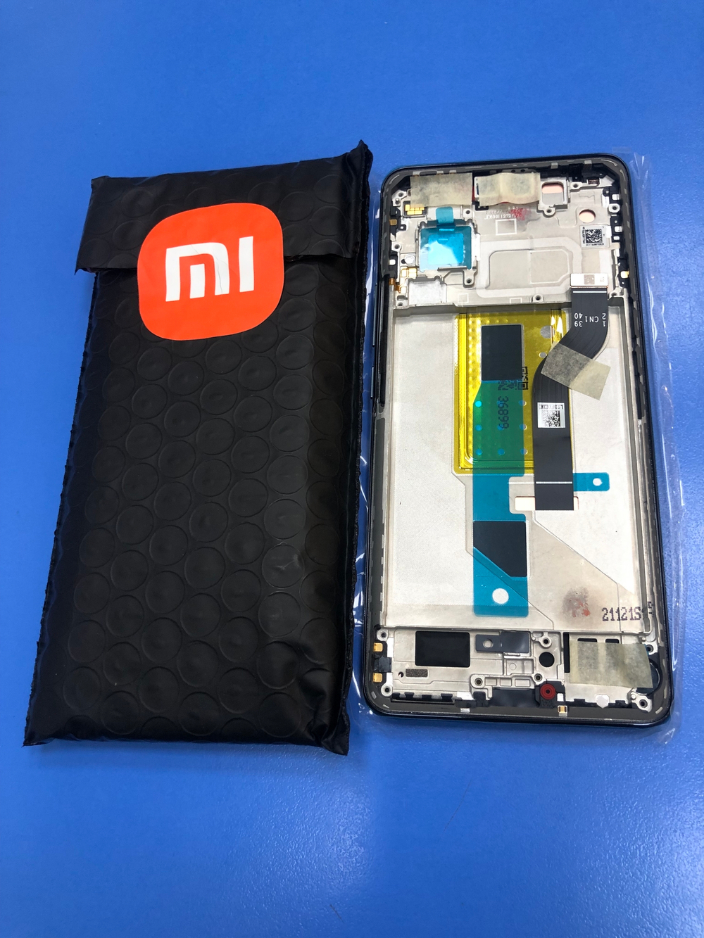 Xiaomi (Ксиоми) Mi 13 Lite  Дисплей в сборе с тачскрином и рамкой чёрный Оригинал Сервисный