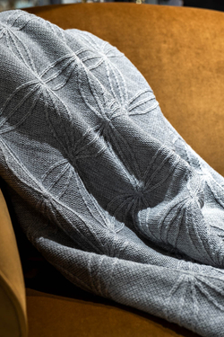 Плед 140x200 Garda Decor Аура серый