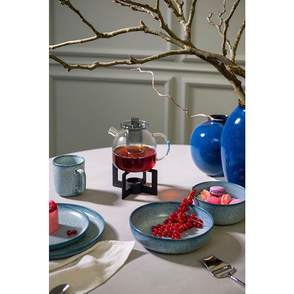 Набор тарелок для пасты blueberry, D21,5 см, синие, 2 шт.