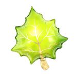 Шар (24''/61 см) Фигура, Кленовый лист, Зеленый, 1 шт.