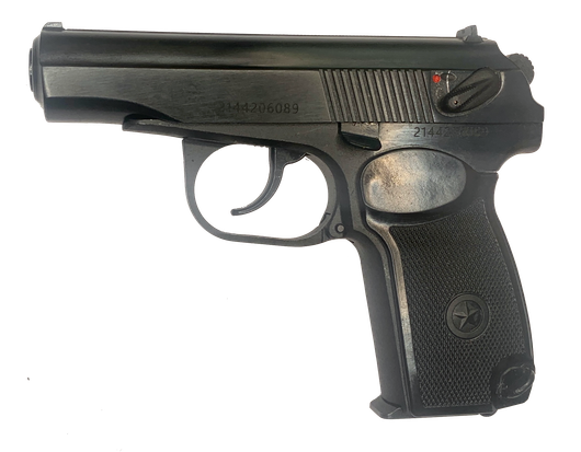 Охолощенный ПМ СХП пистолет Макарова Р-411 под холостой патрон 10ТК