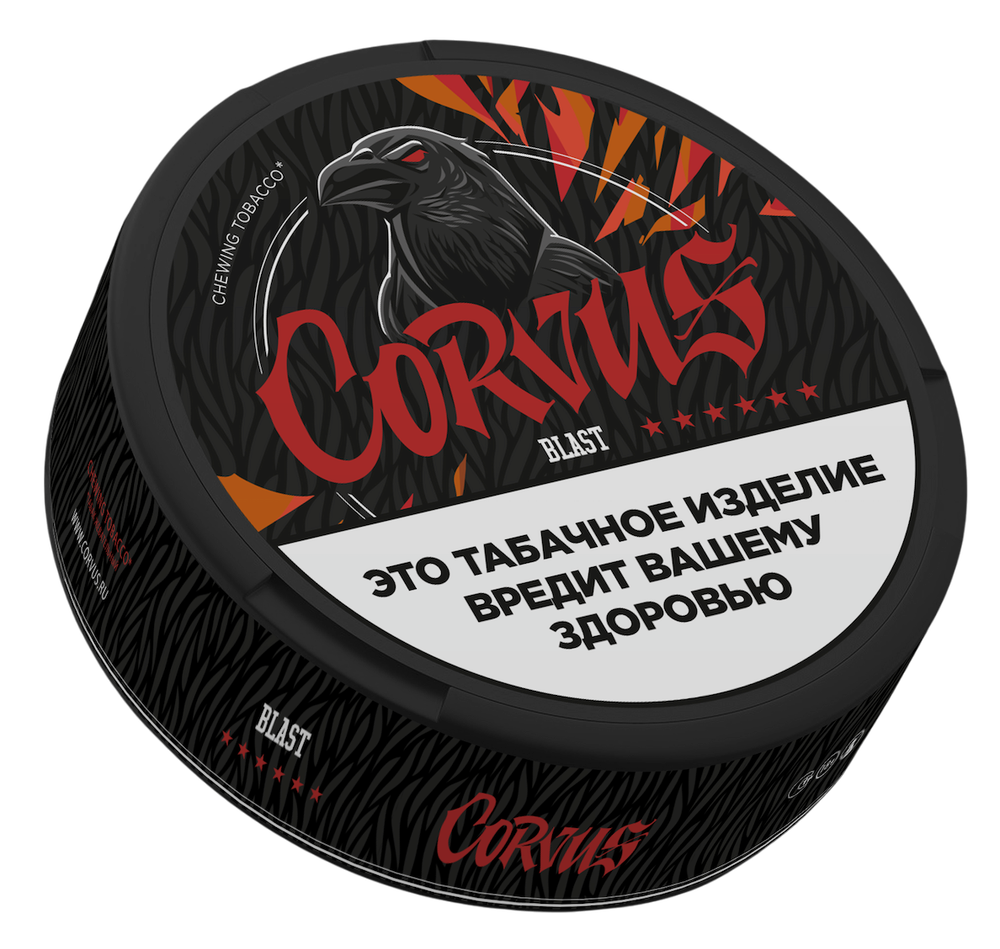 М. Жевательный табак CORVUS Blast (Сладкая мята)
