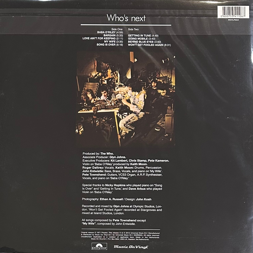 The Who - Who's Next (Голландия 2012г.)