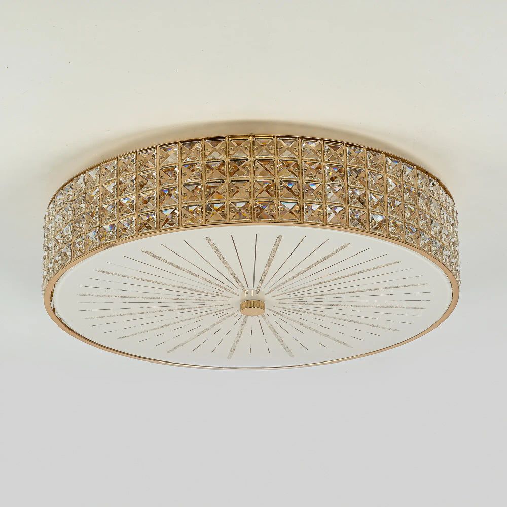 Citilux Портал CL324182 Люстра хрустальная Золото