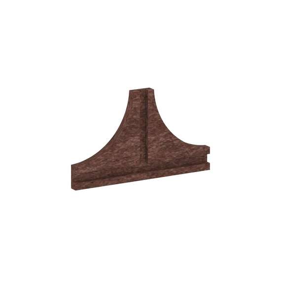 AcustiX Соединитель для войлочных экранов Т-образный VE.SVE-T Молочный Шоколад 200*115*12