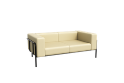 Flex Диван двухместный FLX-2 Art-vision 124/Металл Черный 1750*915*690