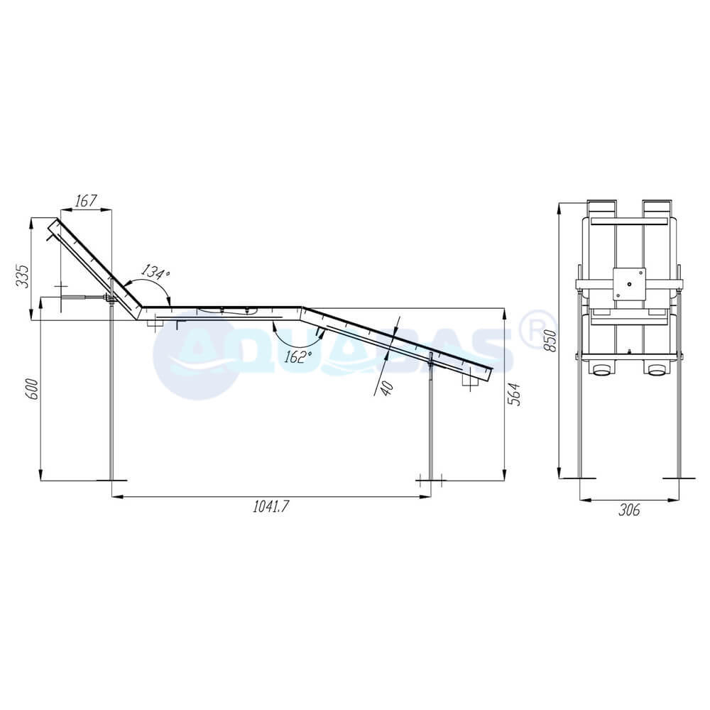 ЛА.02.2 Лежак аэромассажный пленка