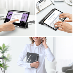 Чехол книжка черного цвета для планшета Samsung Galaxy Tab S11, серия Toby Series Case от Dux Ducis