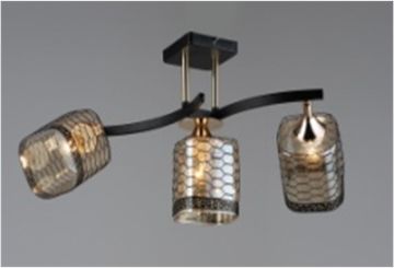 4926/3 BK+FGD (4) Люстра (RL)