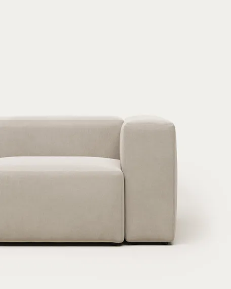 Диван 2-местный Blok бежевый