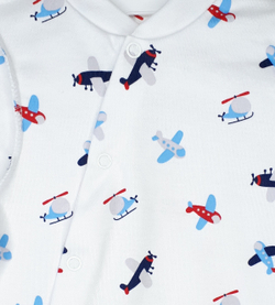 Комбинезон Самолётики (белый)