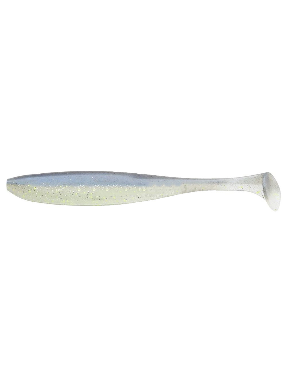 Приманка силиконовая Keitech Easy Shiner 4" PAL #01 Chartreuse Red Flake, 3 упаковки по 7 штук