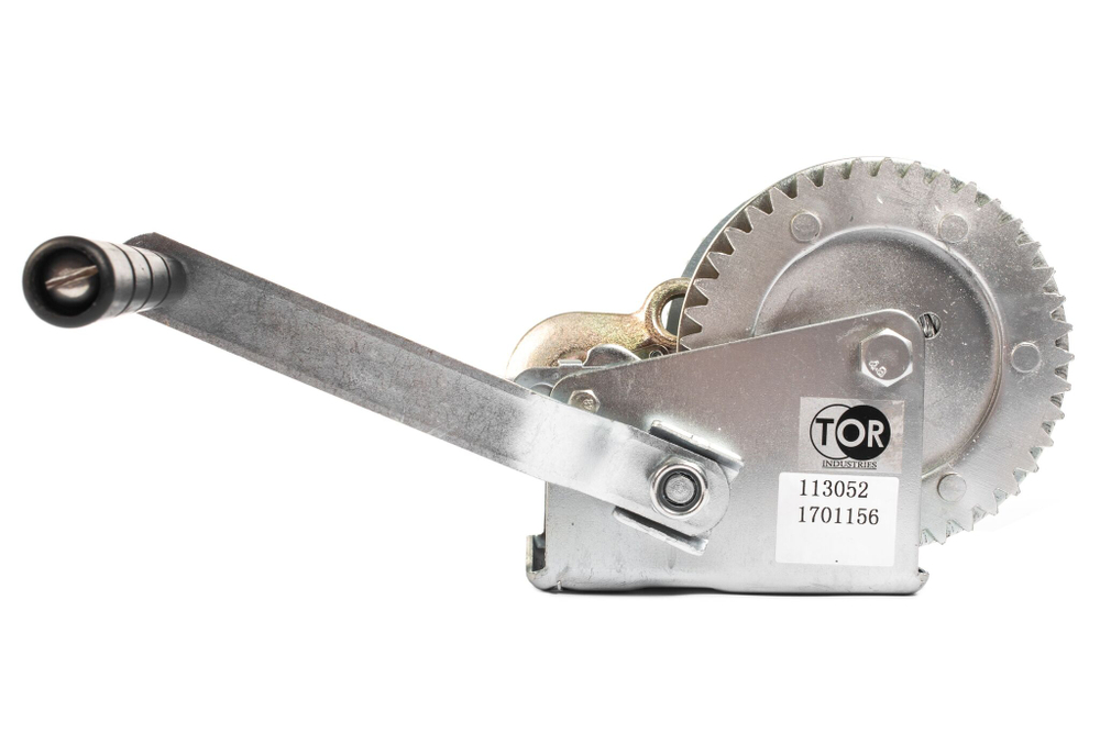 Лебедка ручная TOR ЛН-1200 (LHW) г/п 0,5 т длина троса 10 м (серия G)