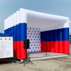 Мобильная надувная сцена Квадратная