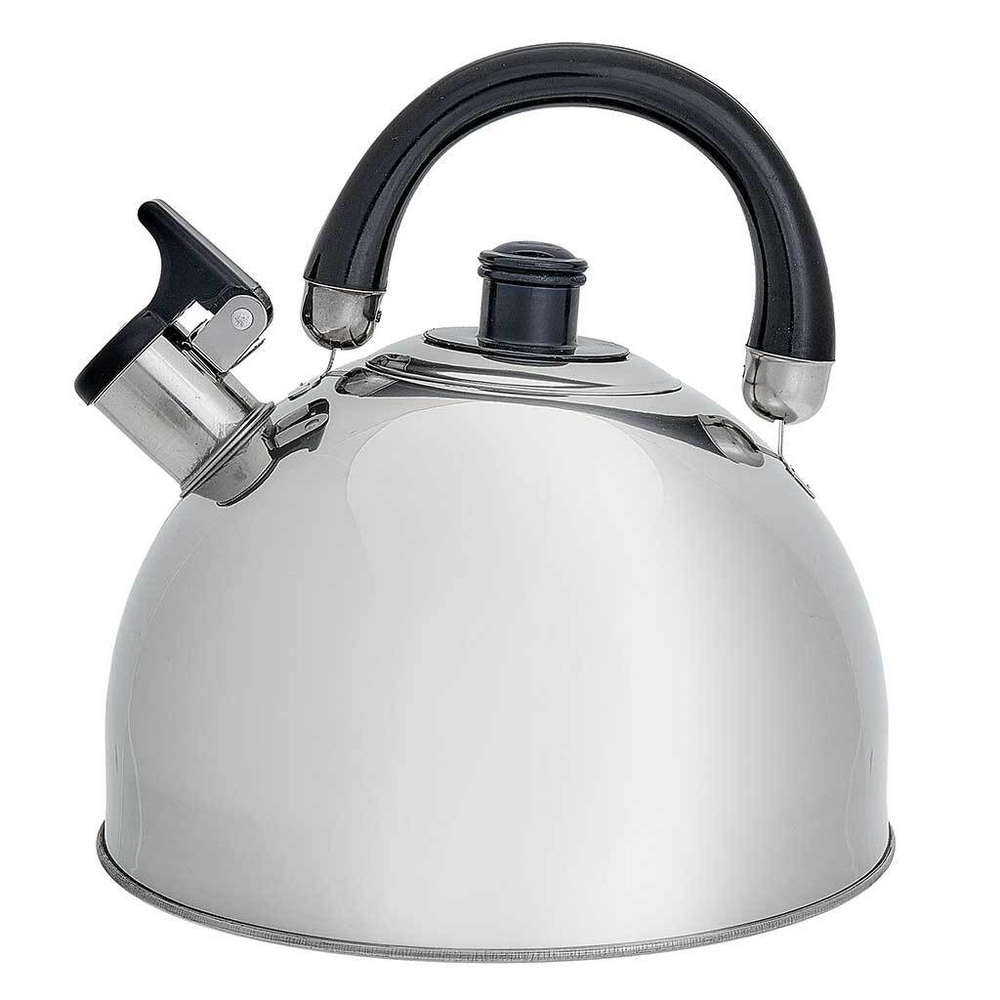 Чайник со свистком 4,5 л из нержавеющей стали, индукционное дно WEBBER BE-0528 черный