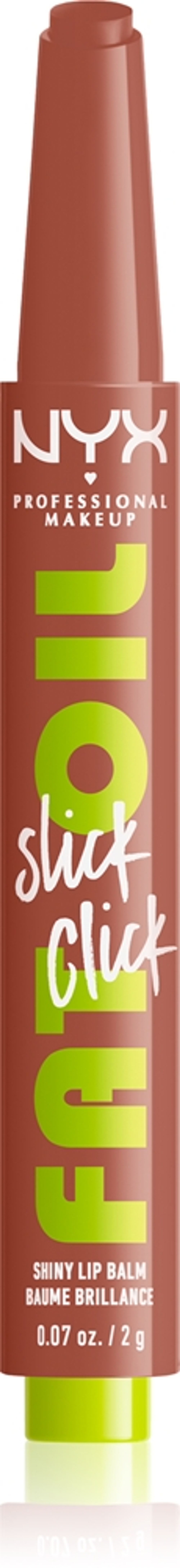 NYX Professional Makeup Fat Oil Slick Click - Тонирующий бальзам для губ оттенок Verified, 2 g