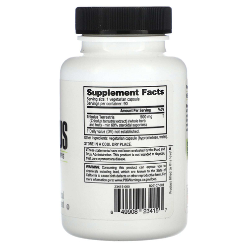 NutraBio, Якорцы, 90 капсул (500 мг в 1 капсуле)