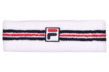 Повязка на голову теннисная Fila Headband Jacob - white