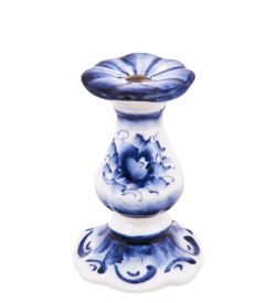 ГЛ- 062 Подсвечник (Гжельский фарфор)