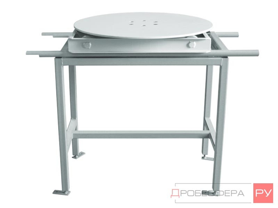 Выдвижной стол для пескоструйной камеры 600 мм поворотный до 50 кг нагрузки арт. 110.11.000